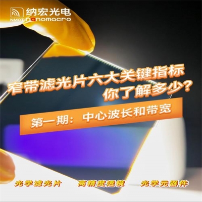 窄帶濾光片關(guān)鍵指標全解析（一）：中心波長與帶寬的選型密碼